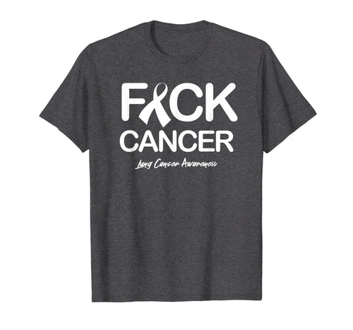 Lung Cancer Shirts Fck Cancer Lung Cancer Awareness Products
