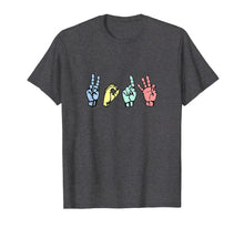 Load image into Gallery viewer, Class of 2019 ASL Sign Language Senior Grad T Shirt Gift
