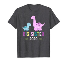 Load image into Gallery viewer, Big Sister Shirt 2020 Brontosaurus Dinosaur T-Shirt
