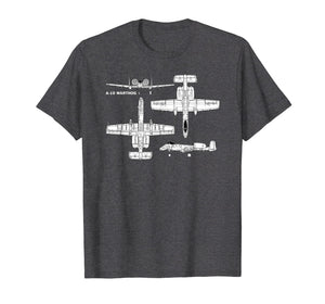 A-10 Warthog Military Aircraft T-Shirt