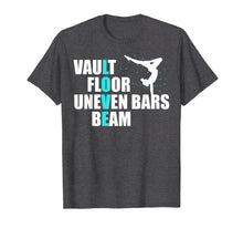 Load image into Gallery viewer, LOVE Gymnastics | Vault, Floor, Uneven Bars, Beam T-Shirt
