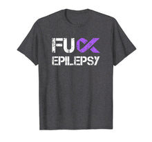 Load image into Gallery viewer, Fuck Epilepsy, Epilepsy Ribbon Shirt
