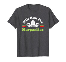 Load image into Gallery viewer, Cinco De Mayo Running T-Shirt - Will Run For Margaritas
