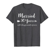 Load image into Gallery viewer, 30th Wedding Anniversary Gift T-Shirt for Him Her Couples

