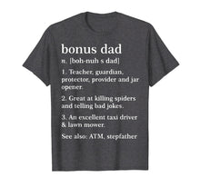 Load image into Gallery viewer, Funny Definition About Bonus Dad - Best Gift For Stepdad
