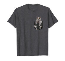 Load image into Gallery viewer, Chartreux Cat In Your Pocket T Shirt Gift for Women Men
