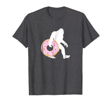 Load image into Gallery viewer, Bigfoot Donut Shirt, Funny Cute Sprinkle Sasquatch Gift
