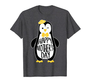 I Love My Mama Penguin Cute Happy Mothers Day Gift Shirt