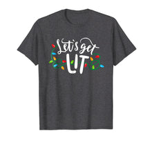 Load image into Gallery viewer, Christmas Funny Pajamas Let's Get Lit Christmas Shirt
