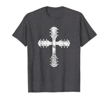 Load image into Gallery viewer, Christian Worship Team Guitar Cross Shirt
