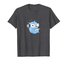 Load image into Gallery viewer, Go Developer Tee golang music gopher tshirt

