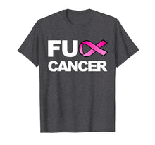 Load image into Gallery viewer, Fuck Cancer Tshirt for Breast Cancer Awareness T-Shirt
