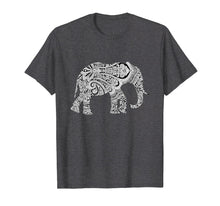 Load image into Gallery viewer, Elephant Henna Stylish Artistic Wildlilfe T-Shirt
