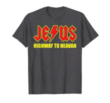 Load image into Gallery viewer, Jesus Highway To Heaven T Shirt -Superhero Jesus Christian T
