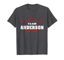 Load image into Gallery viewer, Team Anderson lifetime member shirt surname, last name
