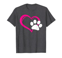 Load image into Gallery viewer, Cute I Love My Dog Puppy Cat Paw Heart T-Shirt
