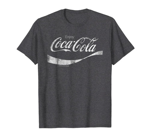 Coca-Cola Vintage White Enjoy Logo Graphic T-Shirt