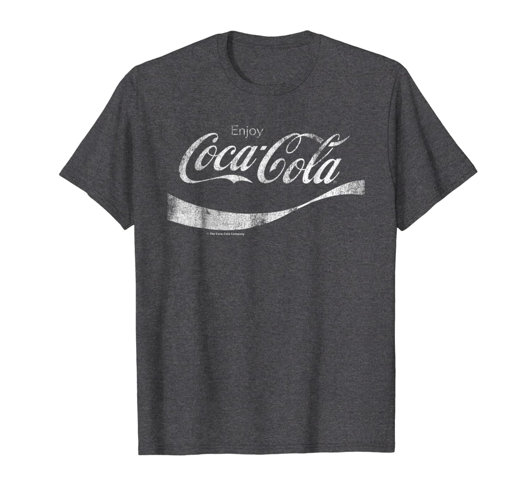 Coca-Cola Vintage White Enjoy Logo Graphic T-Shirt