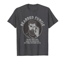 Load image into Gallery viewer, Bearded Funcle Best Coolest Uncle Ever T-Shirt
