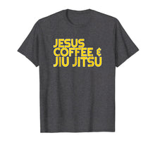 Load image into Gallery viewer, Jesus Coffee Jiu Jitsu Shirt for Christian Martial Arts
