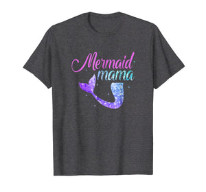 Mermaid Mom Mother's Day Tshirt Mermom Bridesmaid Party Gift
