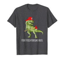 Load image into Gallery viewer, Firefightersaurus Firefighter-a-Saurus Firefighter T-Shirt
