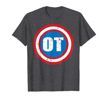 Load image into Gallery viewer, Captain OT Shield Occupational Therapy- OT OTA T Shirt
