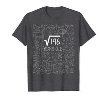 Load image into Gallery viewer, Square Root of 196: 14 Years Old, 14th Birthday Gift T-Shirt
