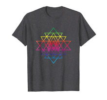 Load image into Gallery viewer, Sacred Geometry T-Shirt Sri Yantra Star Flower Of Life
