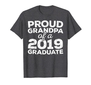 Mens Proud Grandpa Of A 2019 Graduate T-Shirt Class Graduation