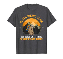 Load image into Gallery viewer, Sloth Hiking Tshirt, Sloth Hiking Team T-shirt
