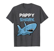 Load image into Gallery viewer, Pappy Shark Funny Family Father's Day Gift T-Shirt
