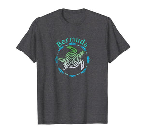 Bermuda T-Shirt Vintage Tribal Turtle Gift TShirt