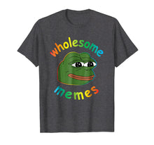 Load image into Gallery viewer, Wholesome memes PEPE rainbow frog smile dank meme rare Shirt
