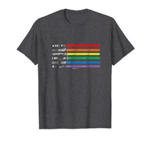 Load image into Gallery viewer, LGBT Flag Light Swords Light Saber Love Gay Pride Tee Shirt
