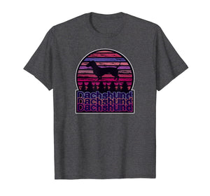 Dachshund Lover Retro 70's Wiener dog T-Shirt