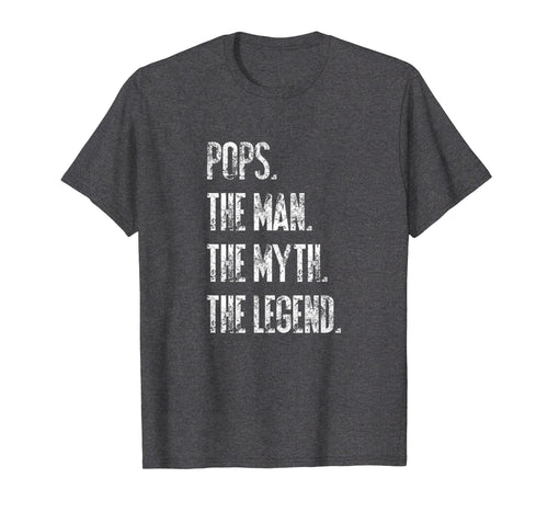 Mens Pops The Legend | Father's Day & Birthday Gift Dad W000125