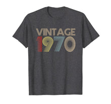 Load image into Gallery viewer, 49th Birthday Gift Idea Vintage 1970 T-Shirt Distressed
