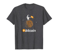 Load image into Gallery viewer, Bitcoin BTC Crypto to the Moon Shirt Featuring Astronaut
