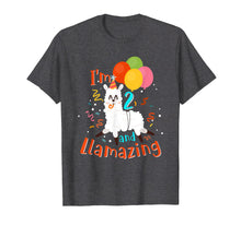 Load image into Gallery viewer, Amazing 2nd Birthday Llama Shirt I'm 2 and Llamazing Shirt
