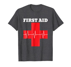 First Aid Red Cross T-Shirt | Lifeguard Staff T Shirt
