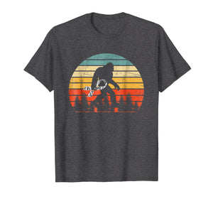 funny bigfoot support carcinoid cancer awareness t shirt