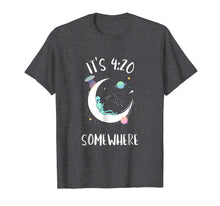 Load image into Gallery viewer, Funny 4:20 Smoking Moon Alien Shirt
