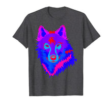 Load image into Gallery viewer, EDM Electronic Dance Music Techno Trippy Wolf Rave Shirt
