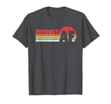 Load image into Gallery viewer, Feminist AF T Shirt. Retro, Vintage 70's Feminism Shirt.
