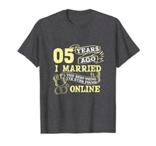 Load image into Gallery viewer, Anniversary Gift T-Shirt For 5 Years Marriage Couple Tee
