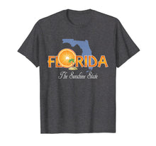 Load image into Gallery viewer, FLORIDA t-shirt The Sunshine State Tee FL souvenir shirt
