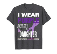 Load image into Gallery viewer, I wear Purple for my Daughter Awareness T-shirt
