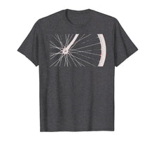 Load image into Gallery viewer, Bike Wheel Close Up of Radial Spokes T-shirt
