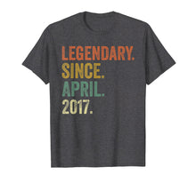 Load image into Gallery viewer, Vintage April 2017 Tshirt, 2th Birthday Boys Girls T-Shirt
